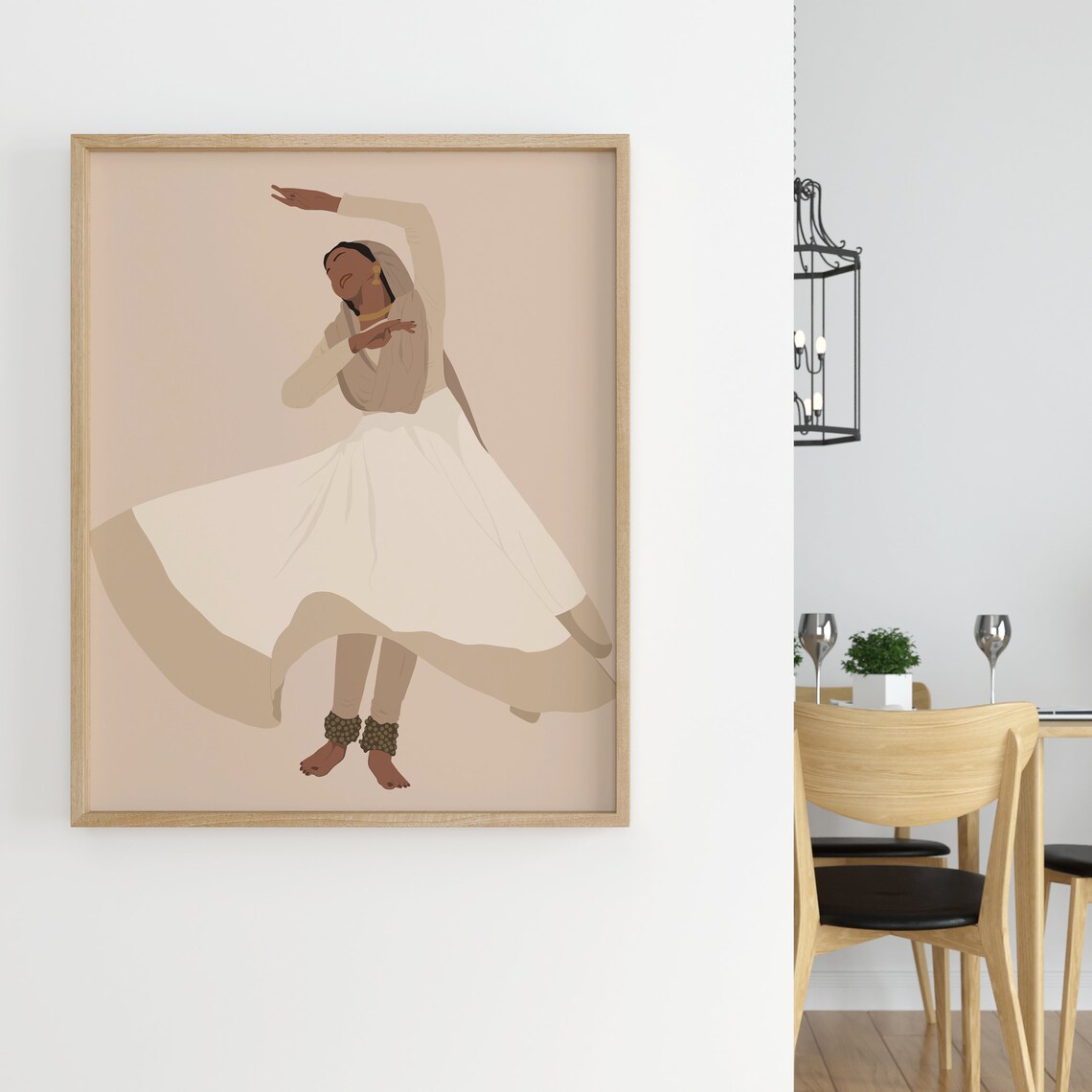 Sufi Kathak Dancer, South Asian Art Print - Image 5