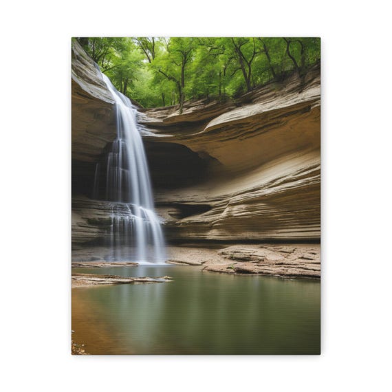 Waterfall Canvas Print Gallery Wall Art Home Decor