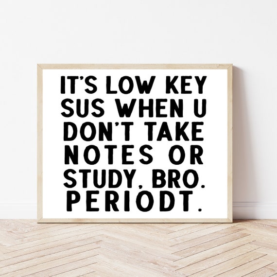 High School Classroom Math, Science & English Poster