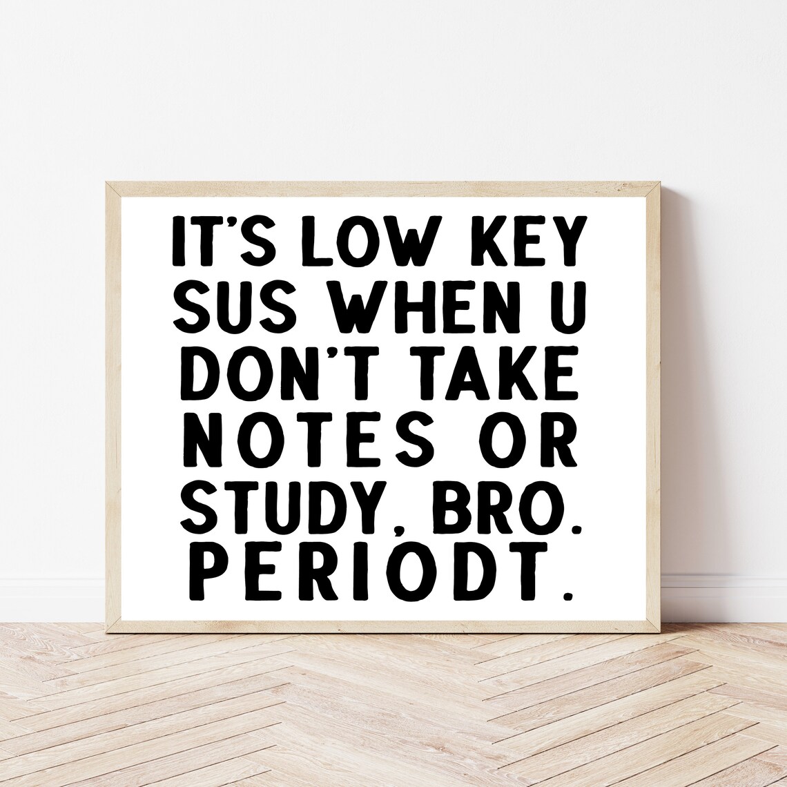 High School Classroom Math, Science & English Poster