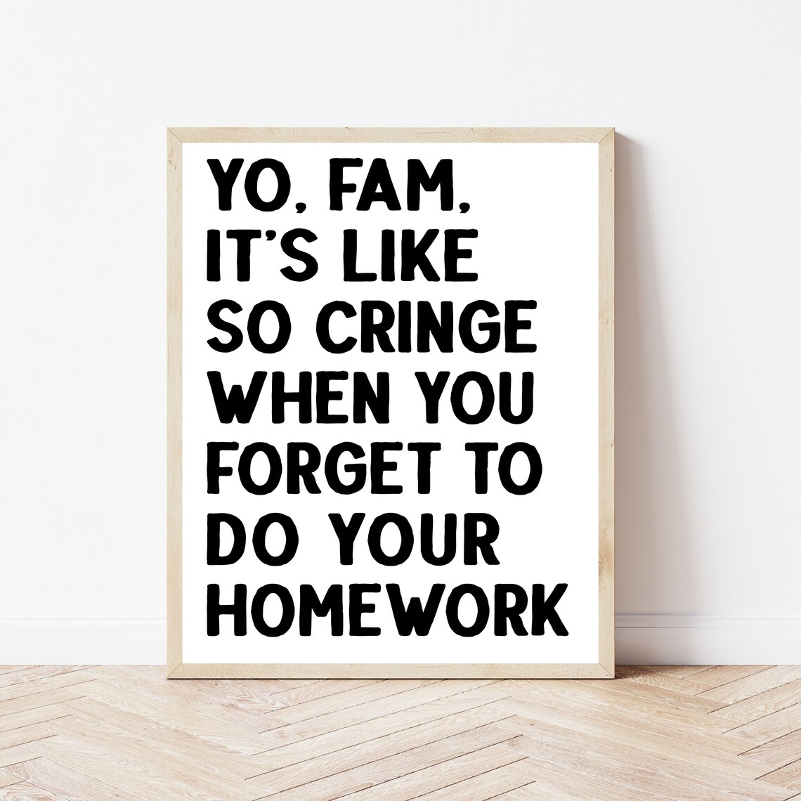 History Classroom Decor Poster, Funny School Sign