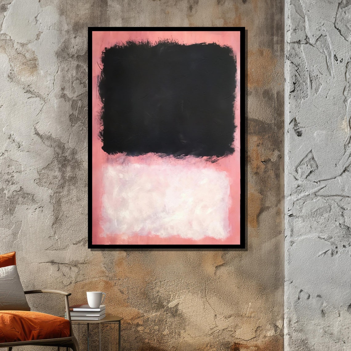 Bold And Emotional Abstract Expressionism Canvas Print Large Wall Art Inspired By Mark Rothko Modern Home Decor