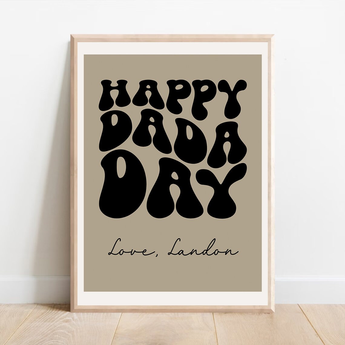 Father's Day Gift for Dad, Personalized Print