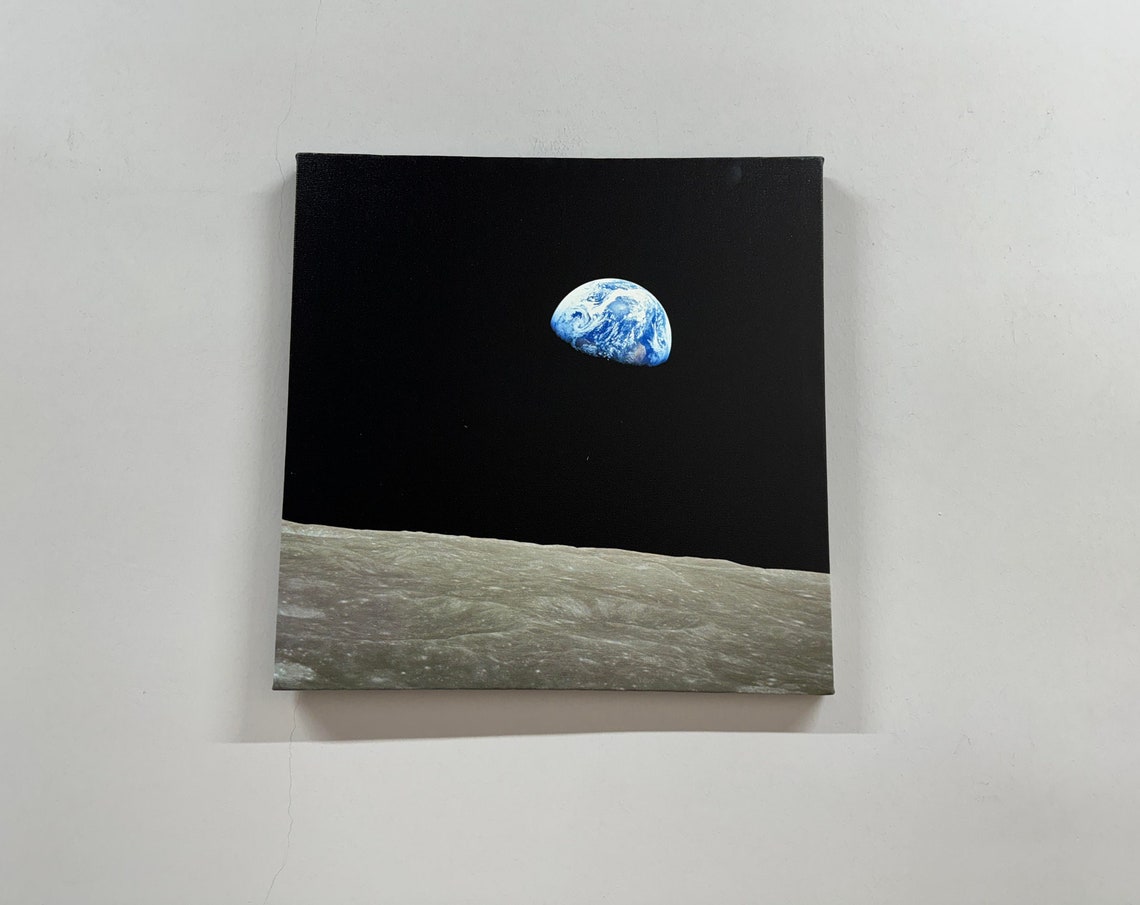 Earthrise From The Moon Apollo 8 NASA Space Photography Poster