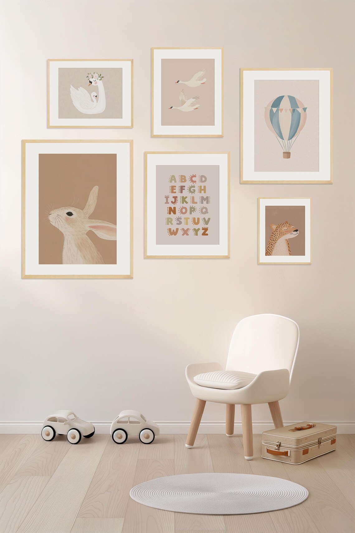 Rainbow Alphabet Poster, Educational Nursery Decor - Image 3