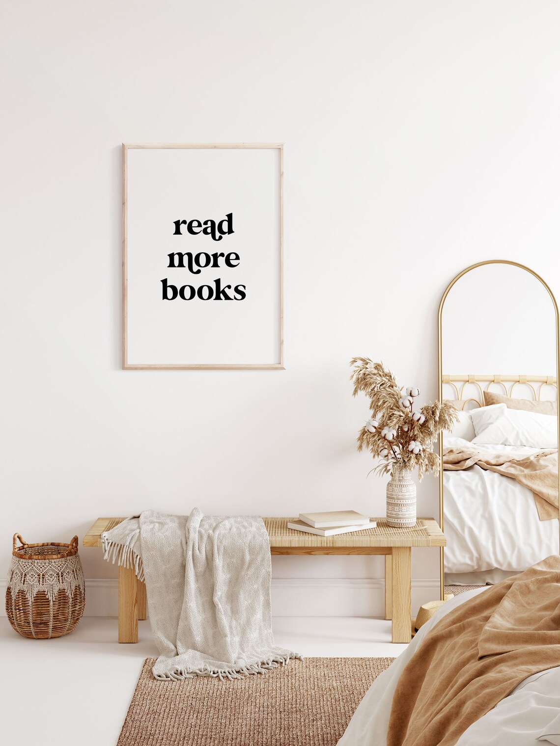 Read More Books Wall Art Print, Book Lover Decor - Image 2