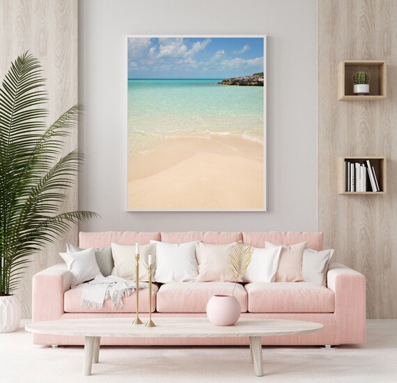 Beach Prints Beach Photo Tropical Wall Art Tropical Decor Beach Ocean Print Nursery Travel Poster Bahamas Beach