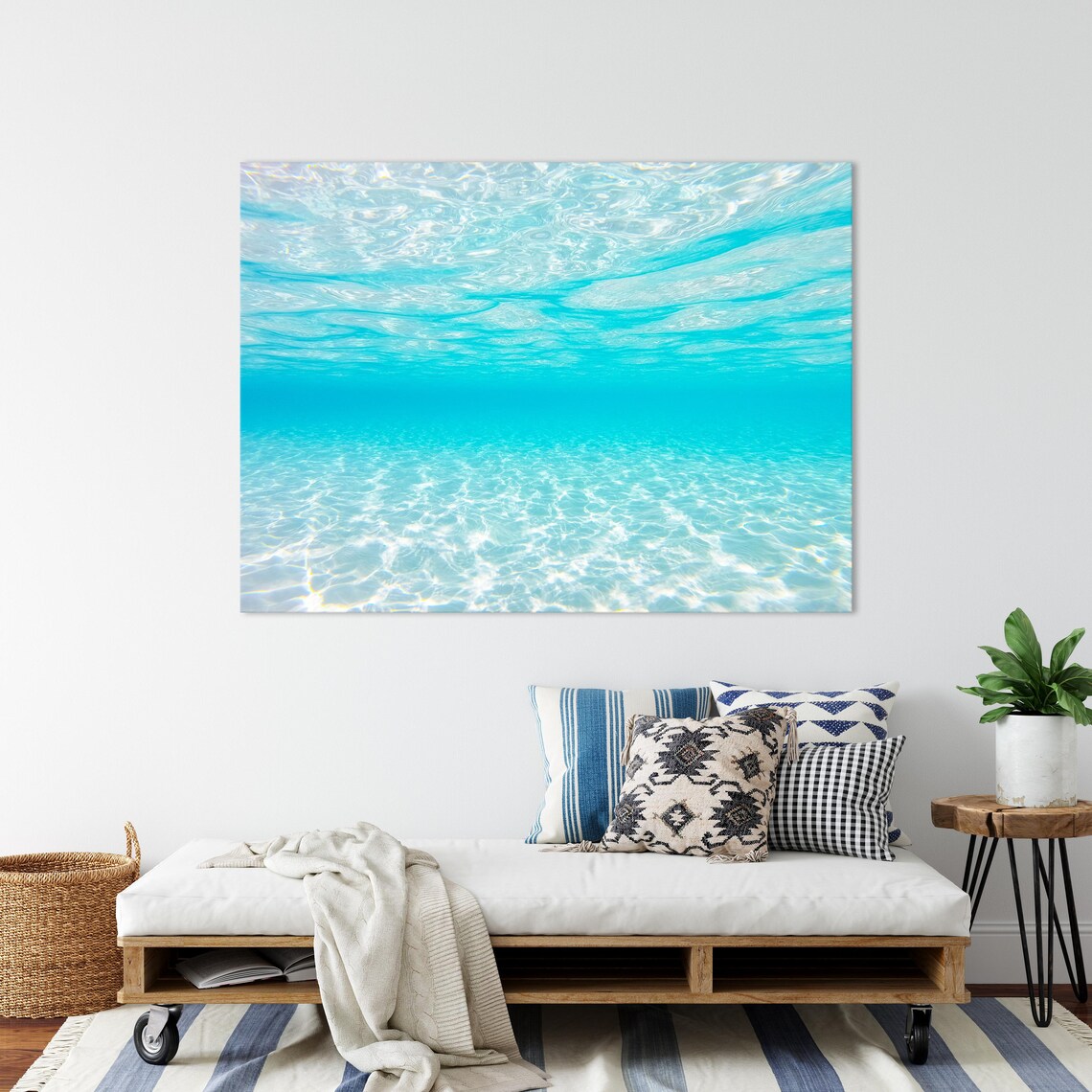 Underwater Photography Art Print, Bahamas Coastal Decor - Image 2