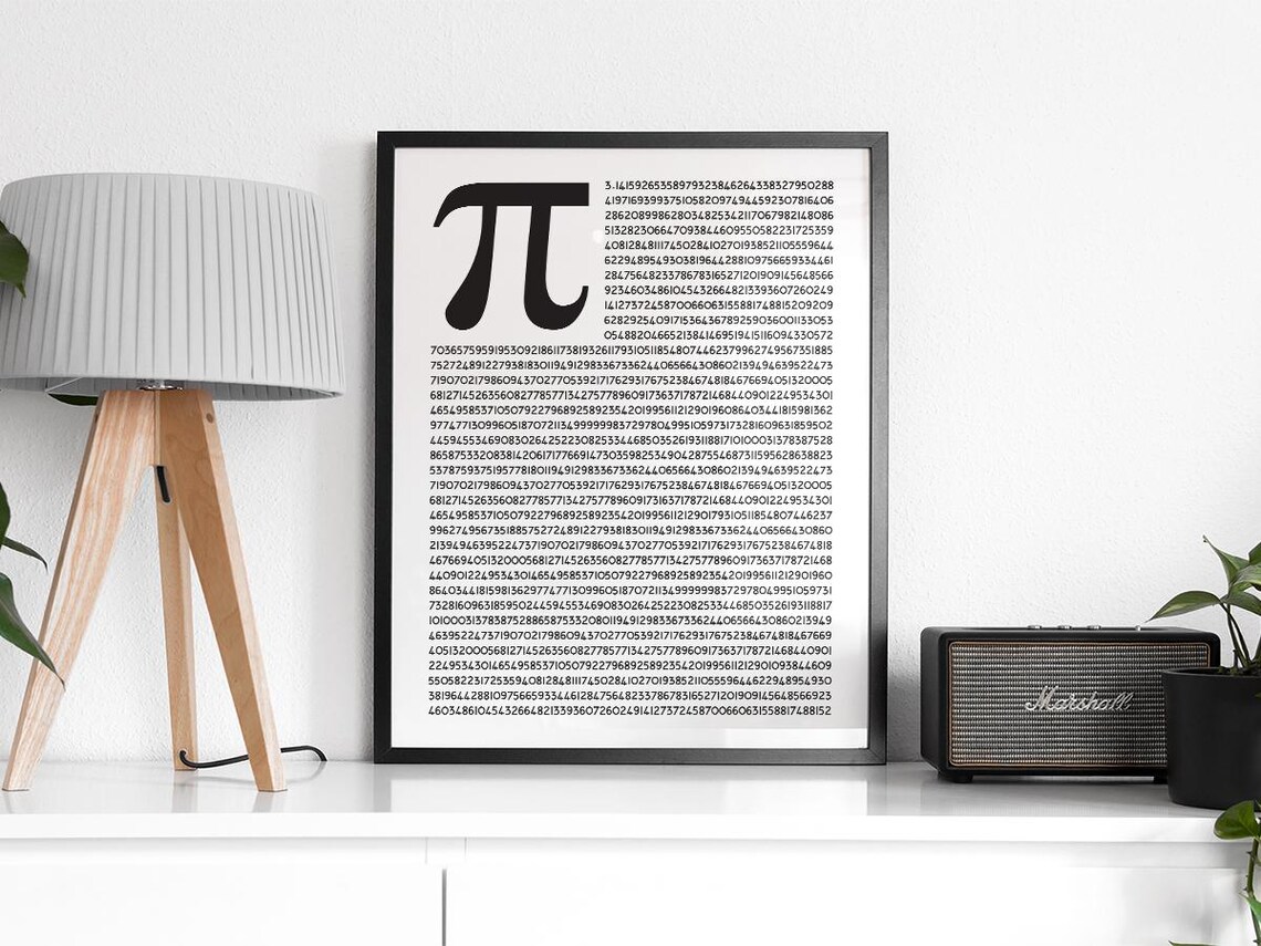 Accurate Pi Value Mathematics, Back To School Science Gift - Image 2