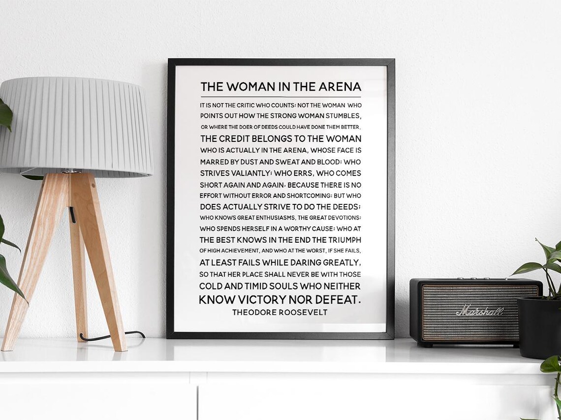 The Woman In The Arena, Feminist Empowerment - Image 2