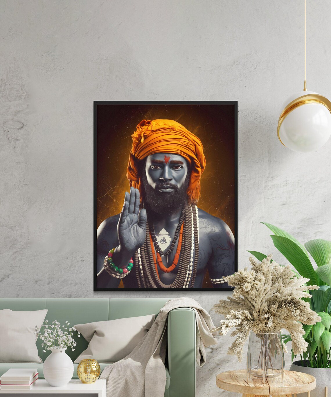 Orisha Art Print, Afro Cuban Yoruba Decor - Image 3