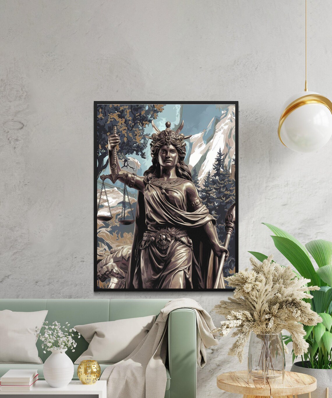 African Santeria Wall Art, Cuban Orishas Poster - Image 3