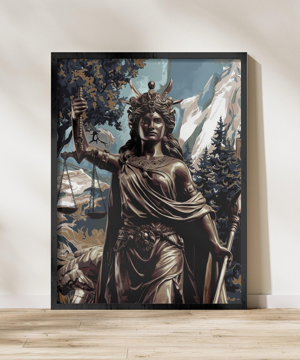 African Santeria Wall Art, Cuban Orishas Poster