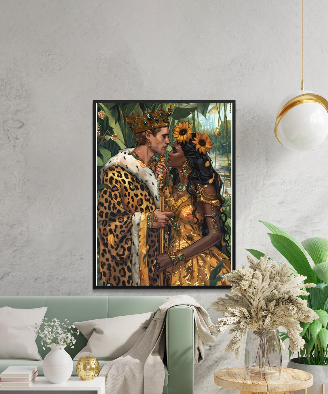African Santeria Orishas Decor, Cultural Art Print - Image 3