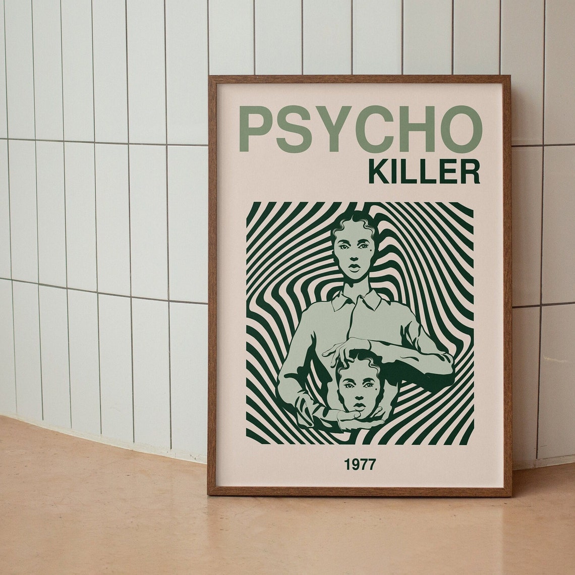 Psycho Killer Retro Psychedelic Poster - Image 3
