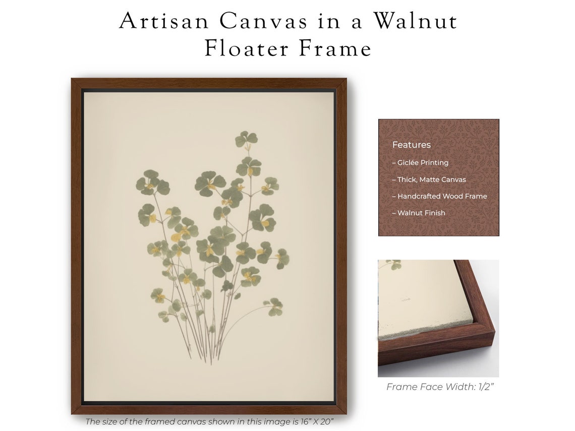 Wild Fern Botanical Study Pressed Leaves On Cream Paper Poster - Image 5