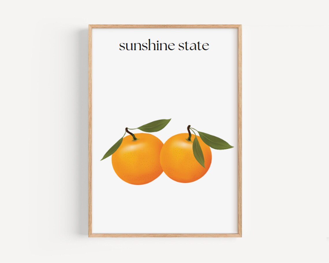 Sunshine State Travel Decor, Housewarming Gift