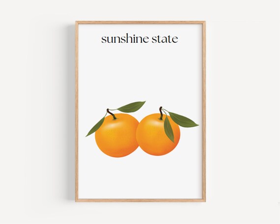 Sunshine State Travel Decor, Housewarming Gift