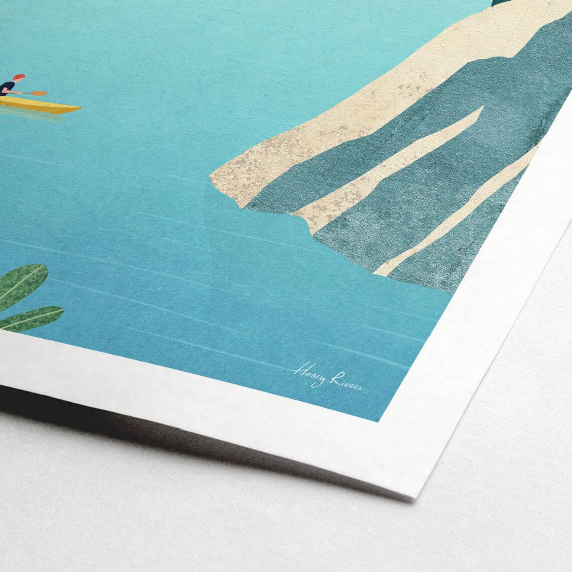 Ocean Kayak by Henry Rivers, Travel Poster - Image 2