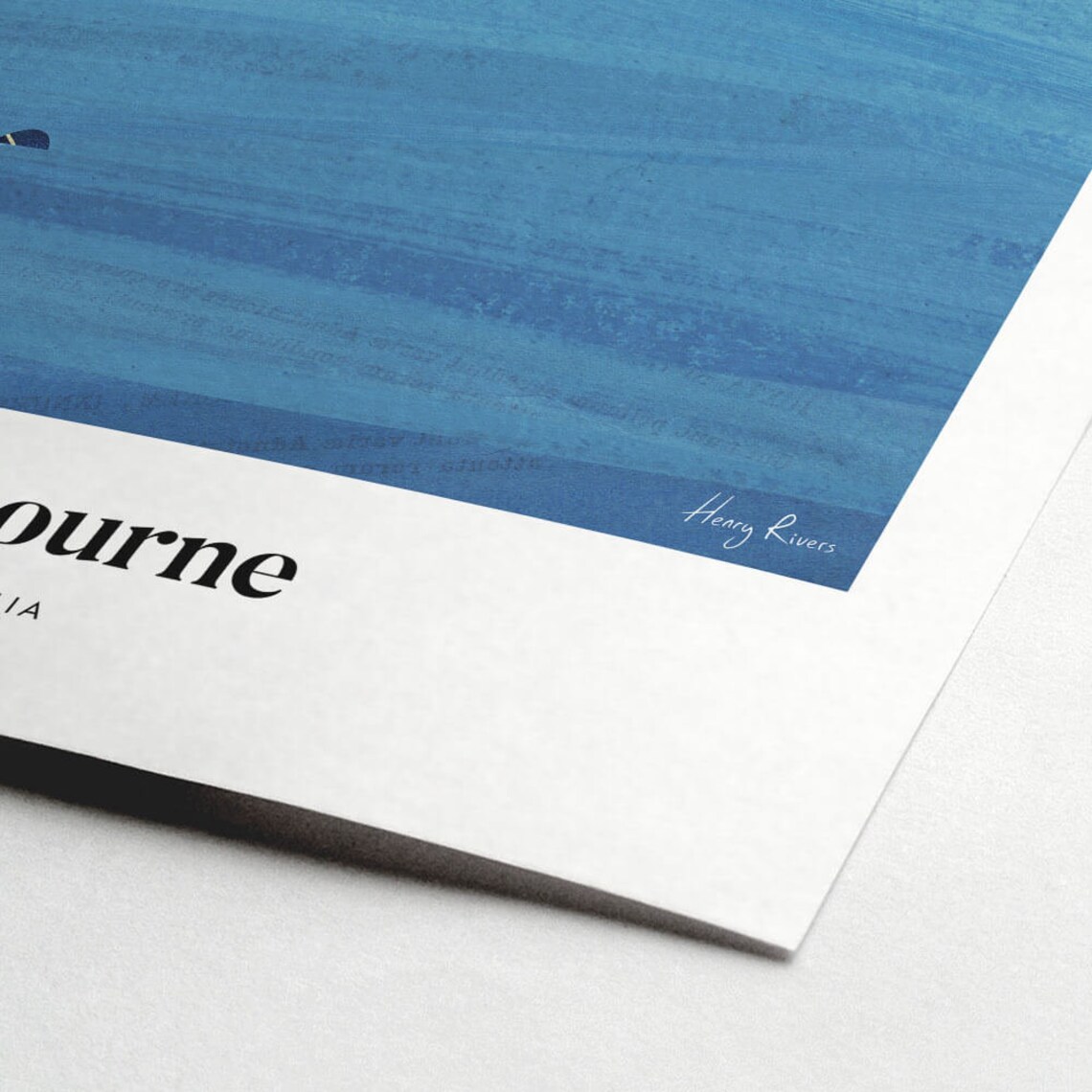 Melbourne by Henry Rivers Art Print, Wall Poster - Image 2