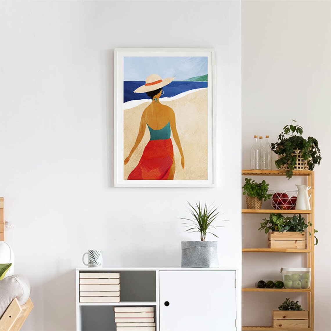 Beach Girl V by Henry Rivers, Beach Vacation Poster - Image 4