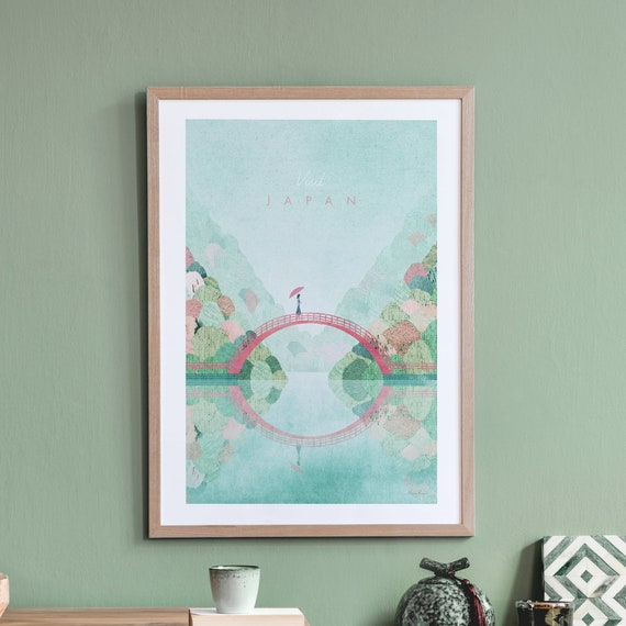 Japan Vintage Retro Travel Poster Art Print