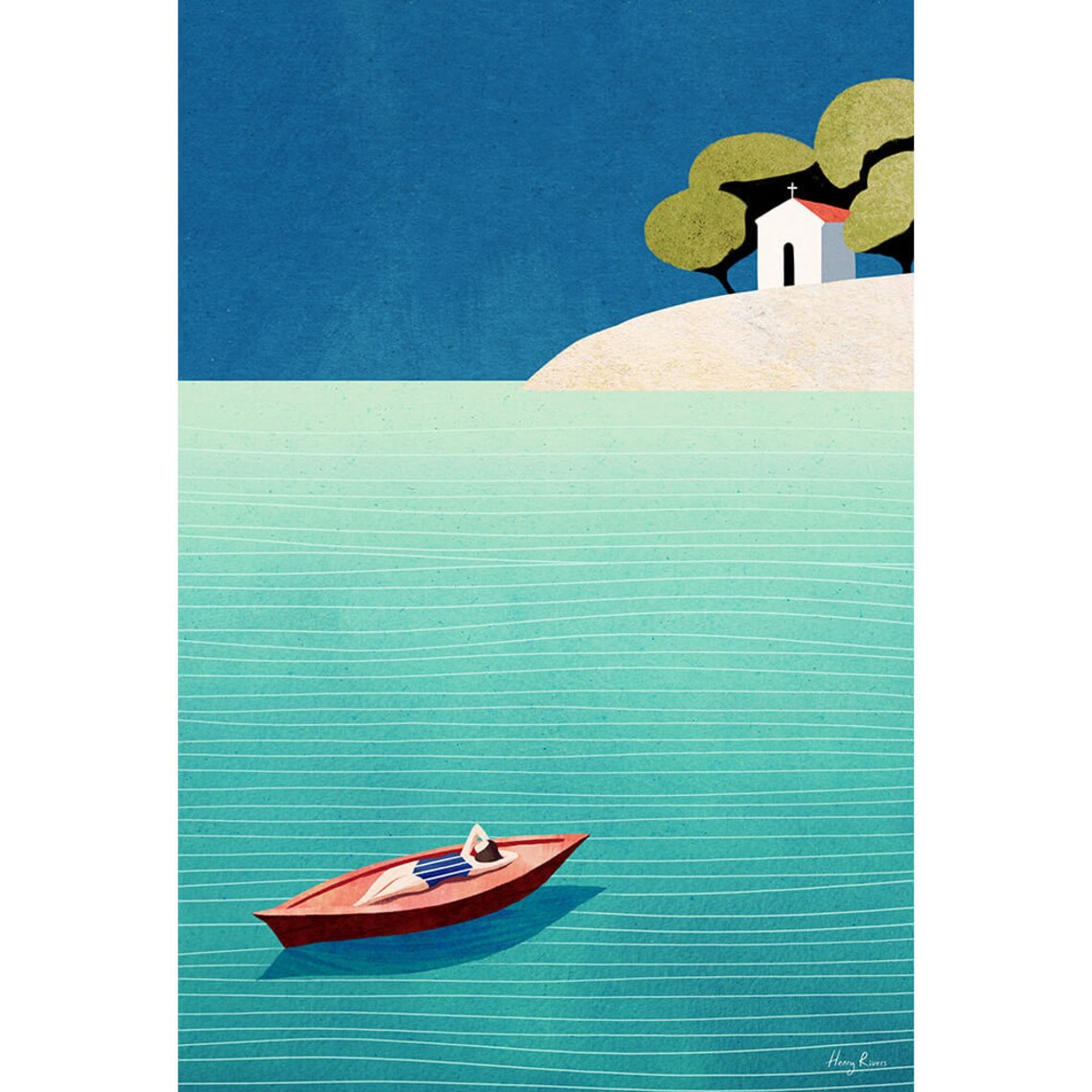 Somewhere In Italy by Henry Rivers Travel Poster - Image 3