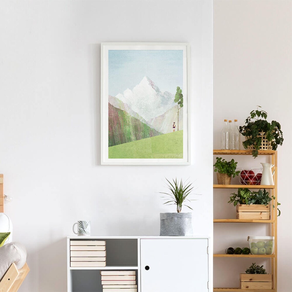 Mountains by Henry Rivers, Hiking Landscape Poster - Image 4