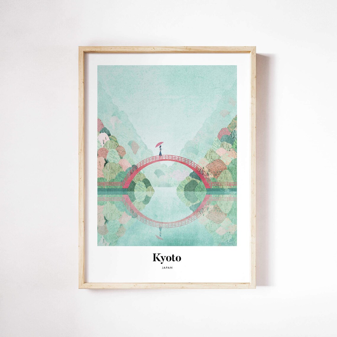 Kyoto Travel Poster, Henry Rivers Wall Art