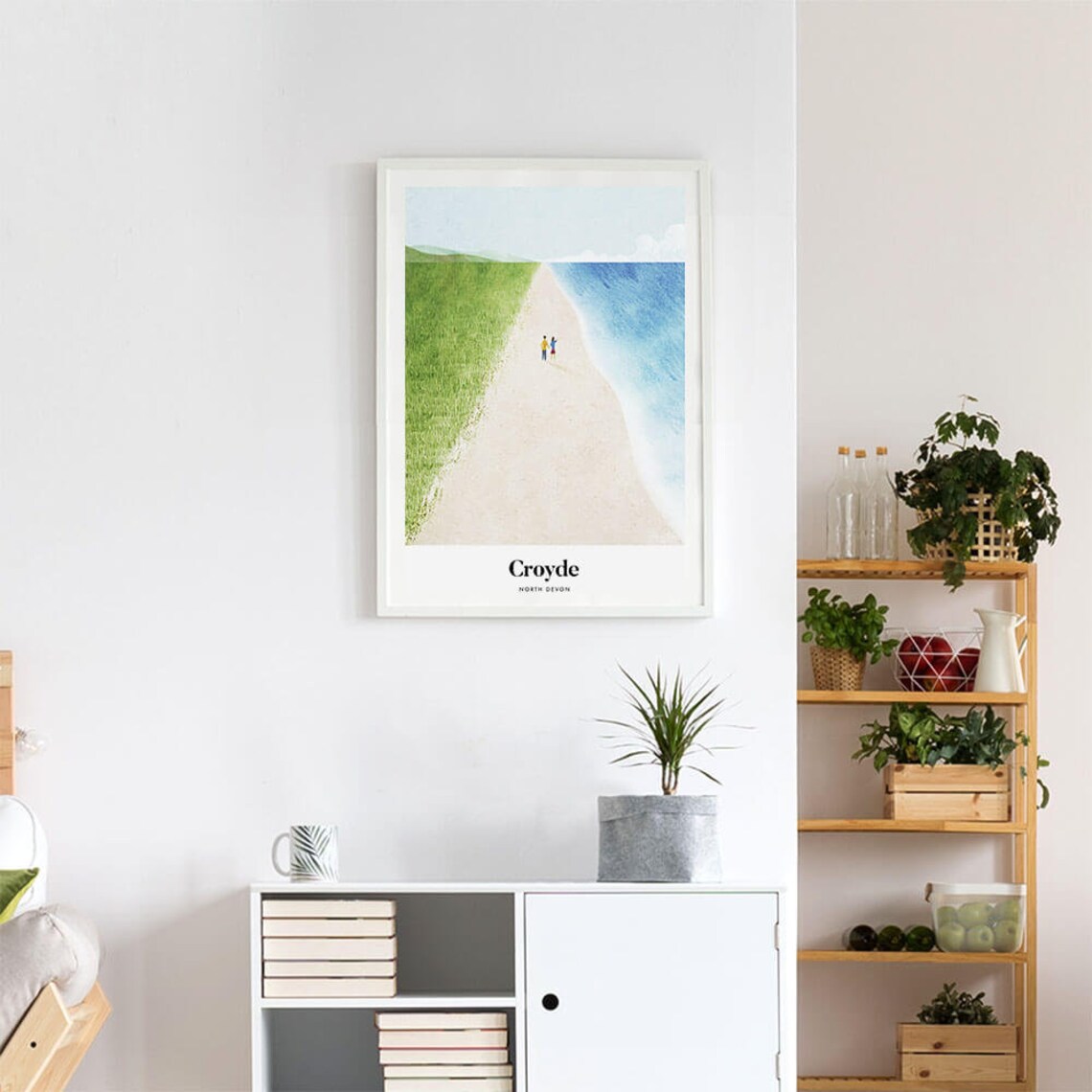 Croyde by Henry Rivers, Landscape Art Print - Image 4