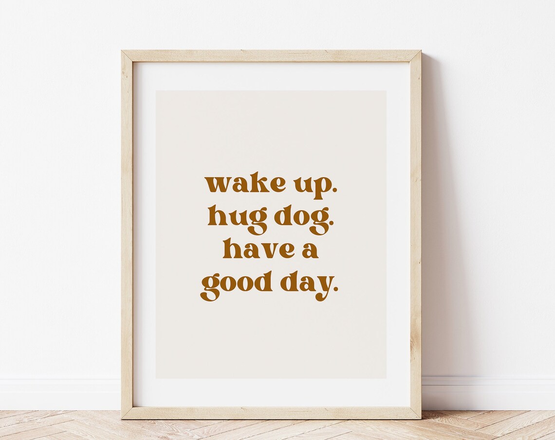 Dog Mom Boho Christmas Art Print, Funny Gift