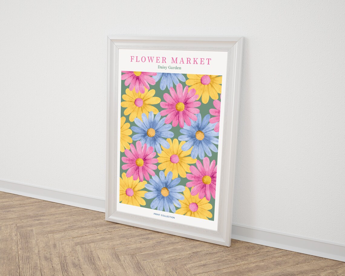 Flower Market Poster, Botanical Flower Garden Print - Image 3