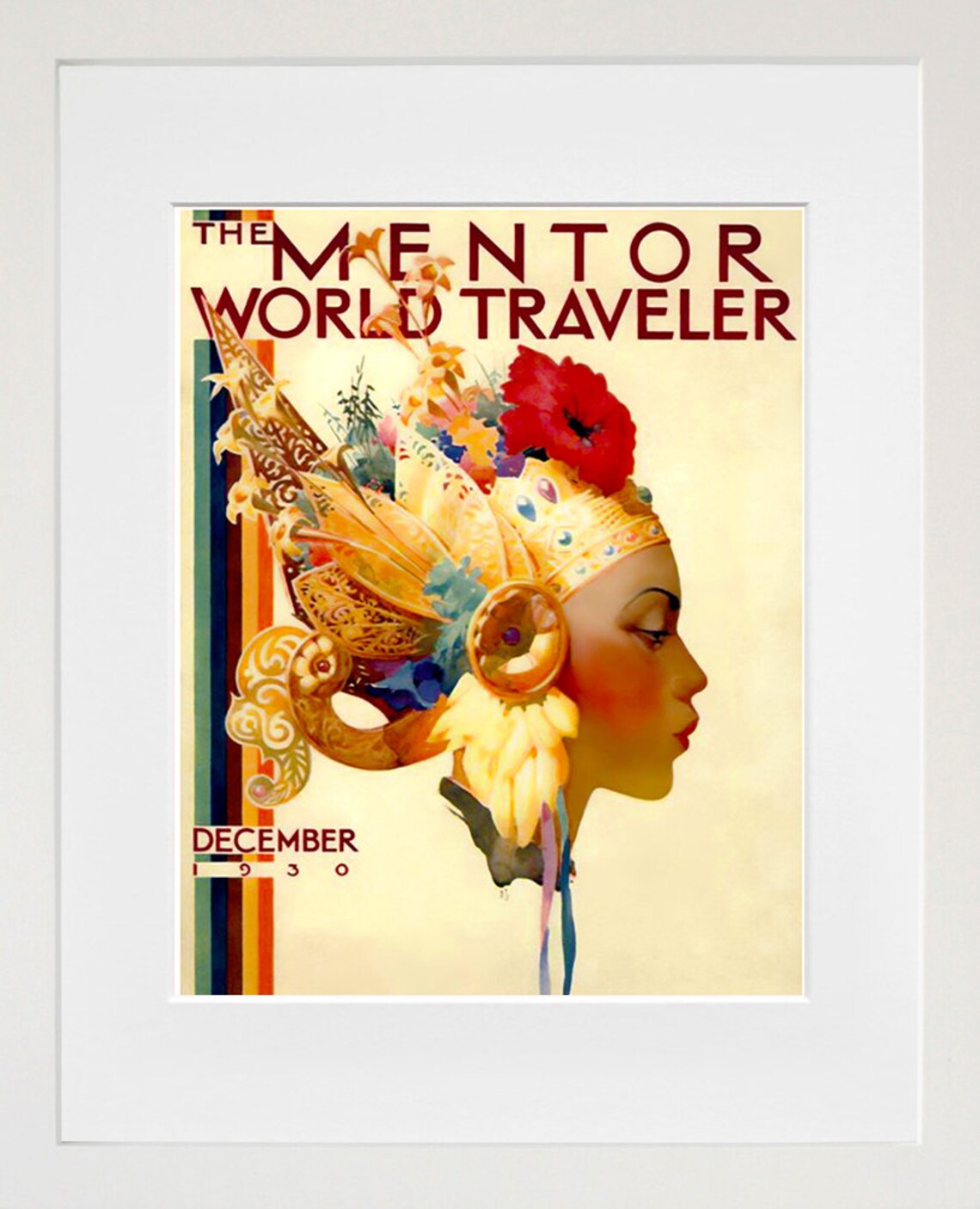Vintage Travel Poster, World Travel Art Print