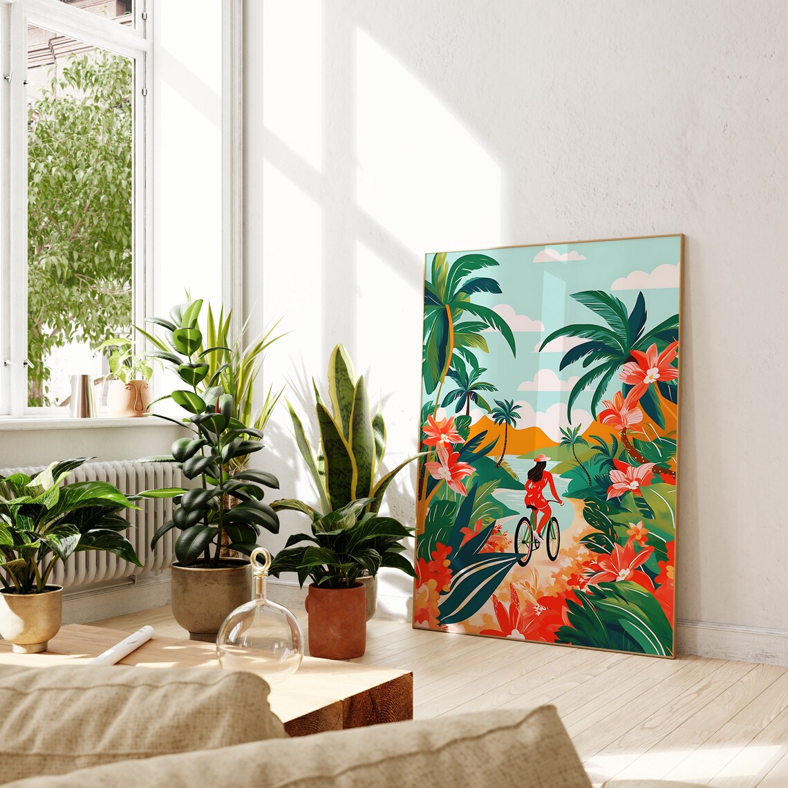 Hawaii Travel Illustration Art Print, Tropical Botanical - Image 5