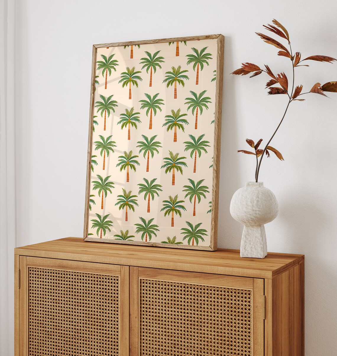 Palm Tree Art Print, Tropical Beach Decor - Image 2