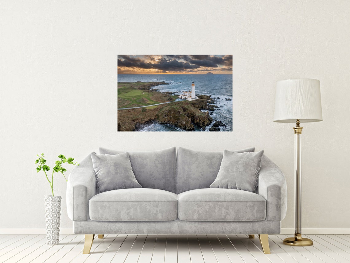 Turnberry Lighthouse South Ayrshire Scotland Sunset Coast Poster - Image 2