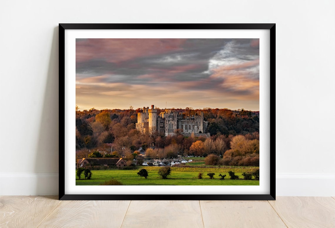 Arundel Castle West Sussex In Autumn Limited Edition Print Photography Fine Art Wall Art Exclusive Print Posters Photos Uk