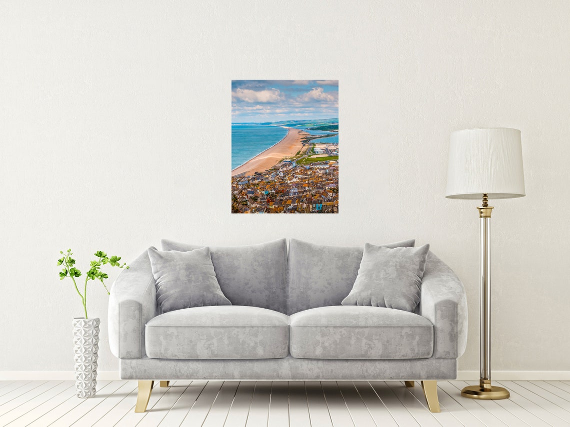 Chesil Beach Dorset Long Shingle Tombolo And Coastal Town Poster - Image 2