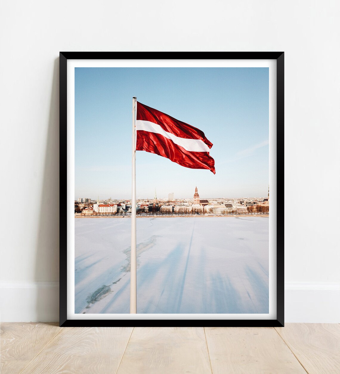 Riga Capital Of Latvia And Latvian Flag Limited Edition Print Photography Fine Art Wall Art Exclusive Print Posters Photos Lva