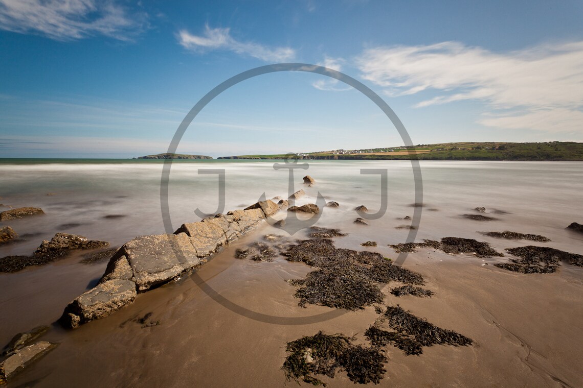 Poppit Sands Beach Wales Long Exposure Coastal Photography Print - Image 3