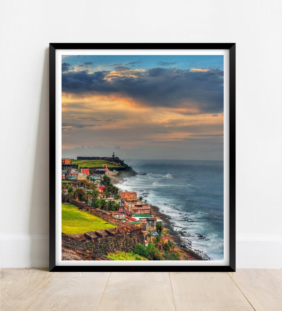 San Juan Puerto Rico Coast At Sunset Limited Edition Print Photography Fine Art Wall Art Exclusive Print Posters Photos Pri
