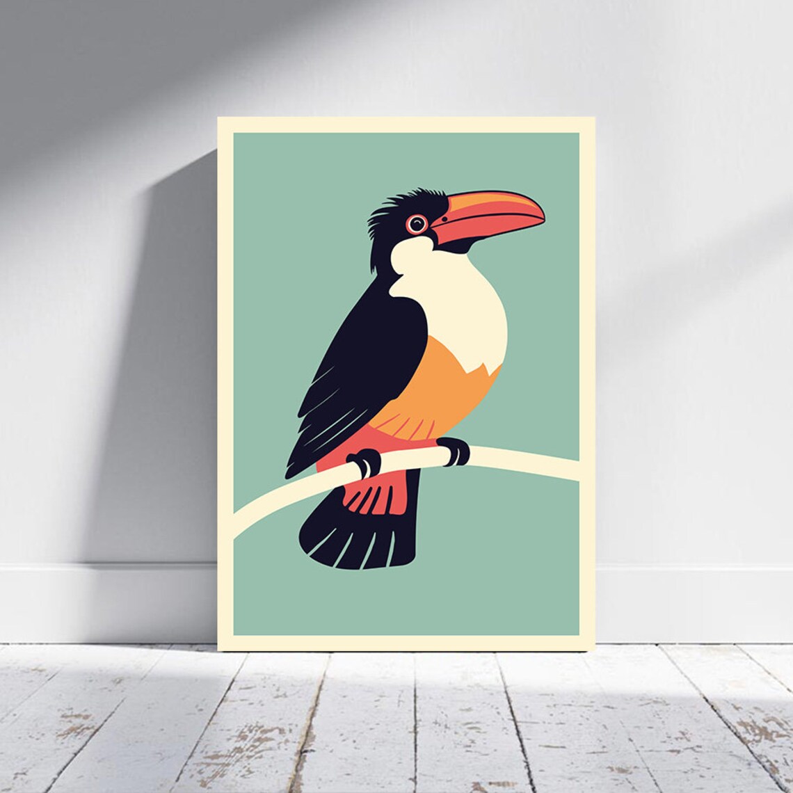 Bird of Paradise - Tropical Wildlife Art Print