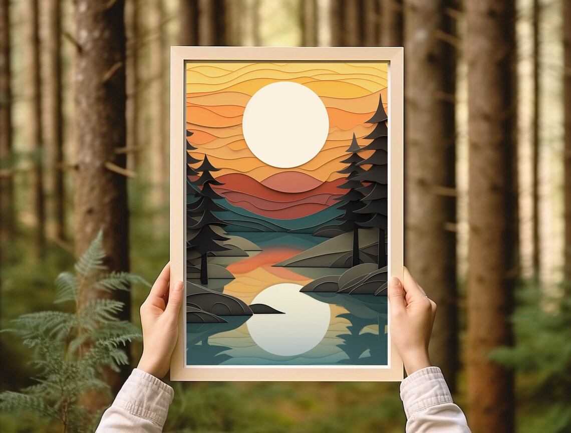Vintage Northern Minnesota Rocky Lakeshore, Duluth Art Print