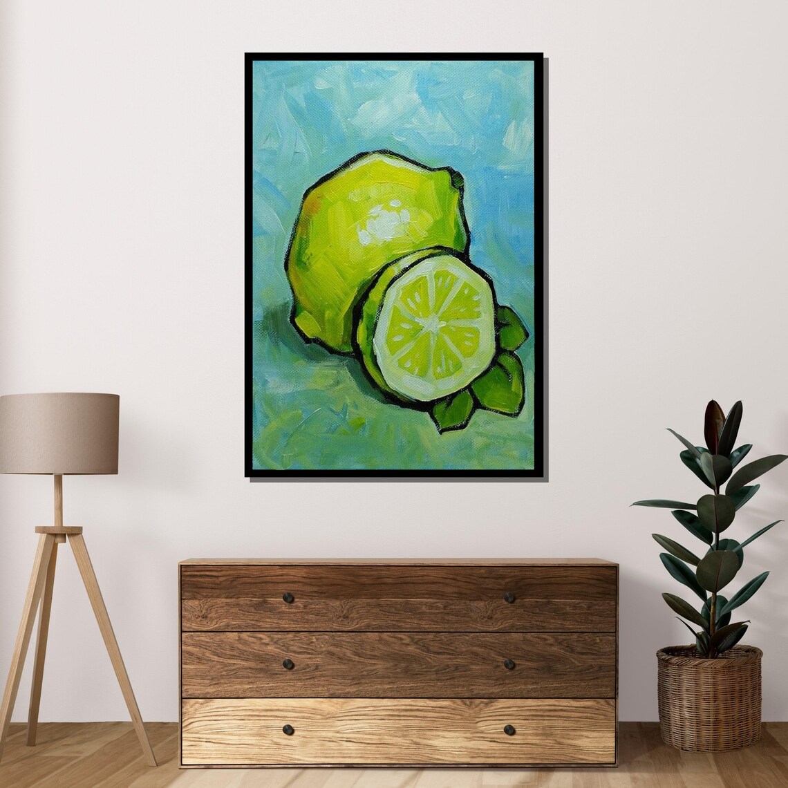 Fresh Lemon Still Life Vibrant Citrus Kitchen Wall Art Colorful Fruit Decor Ready To Hang - Image 4