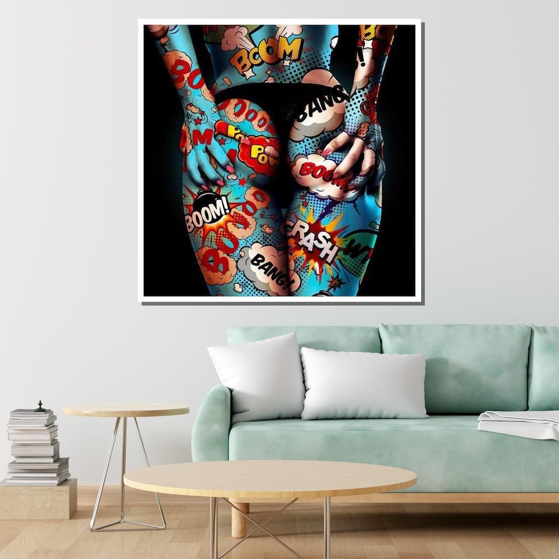 Pop Art Body Erotic Comic Art Poster Print - Image 4