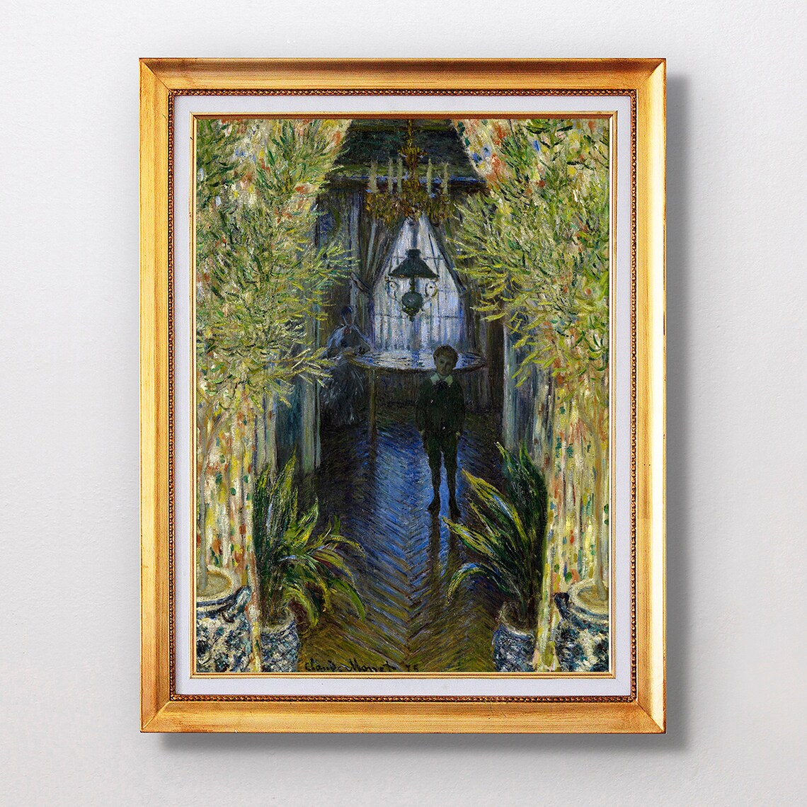 Claude Monet A Corner Of The Apartment Fine Art Glice 1875 Sku 0097