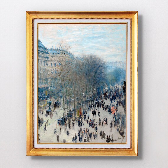 Claude Monet Boulevard Des Capucines Fine Art Glice 1874 Sku 0084