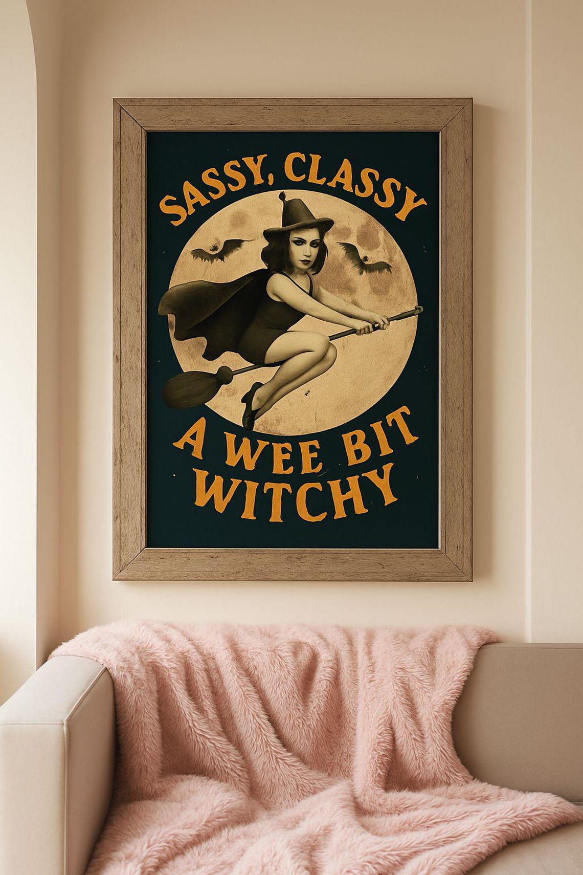 Sassy Classy Wee Bit Witchy Poster Art
