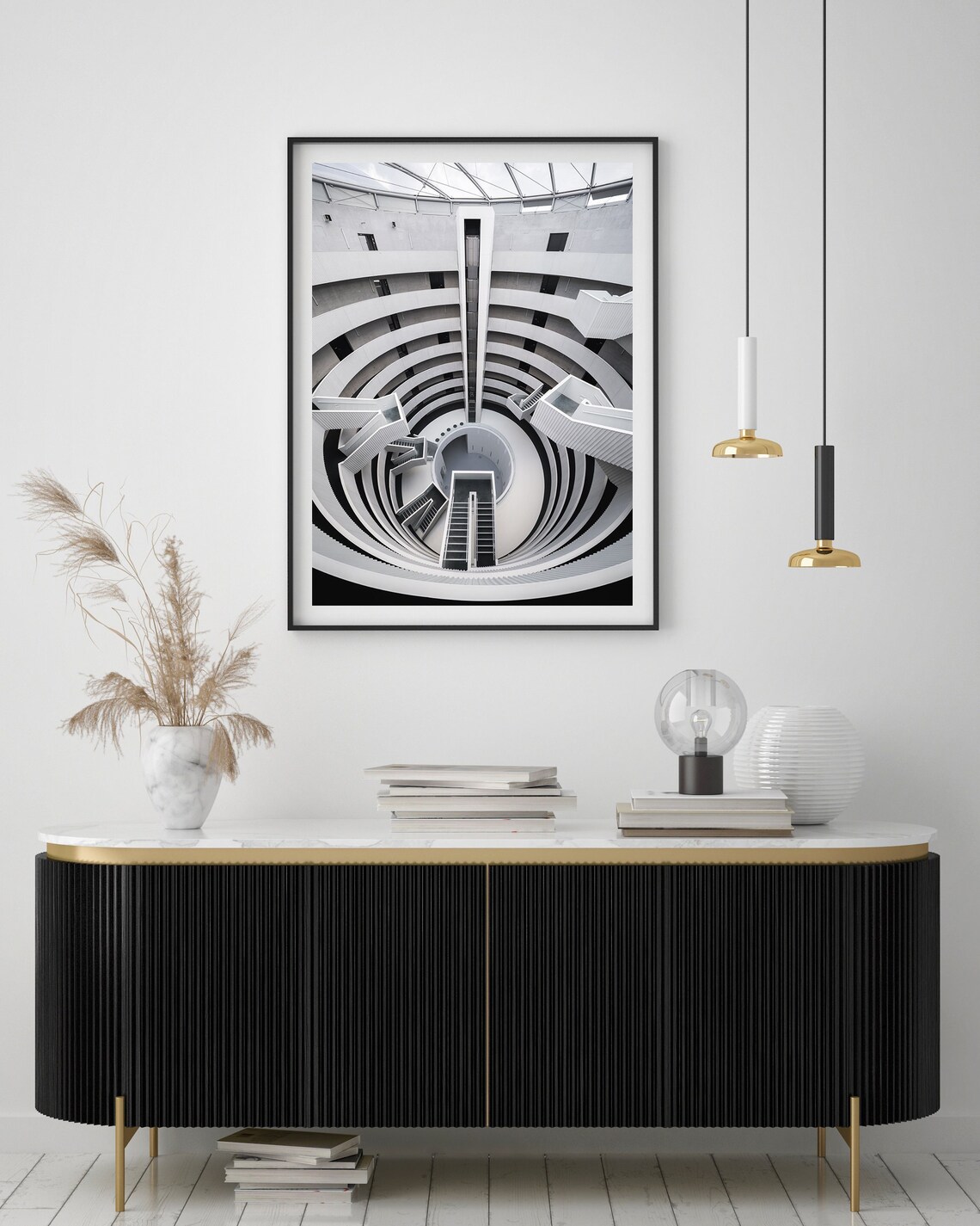 Copenhagen Gemini Residence Futuristic Architecture Art Print
