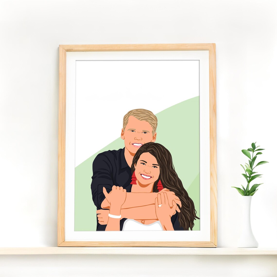 Faceless Portrait Custom Illustration, Personalized Gift - Image 2